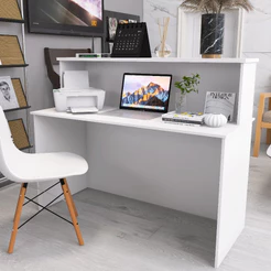 Balcão Para Recepção Organizador Branco