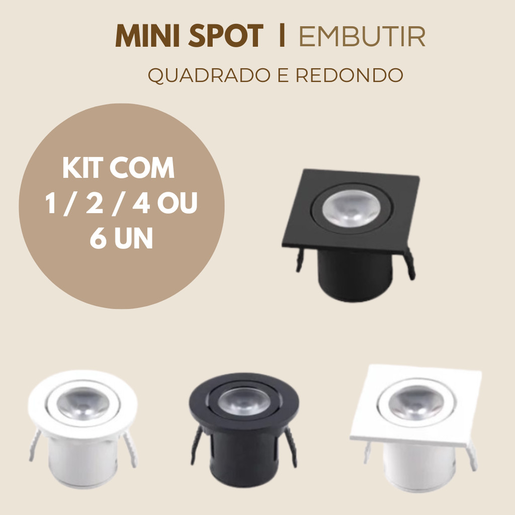 Spot Embutir Móvel: Onde Comprar | BuscaProdutos