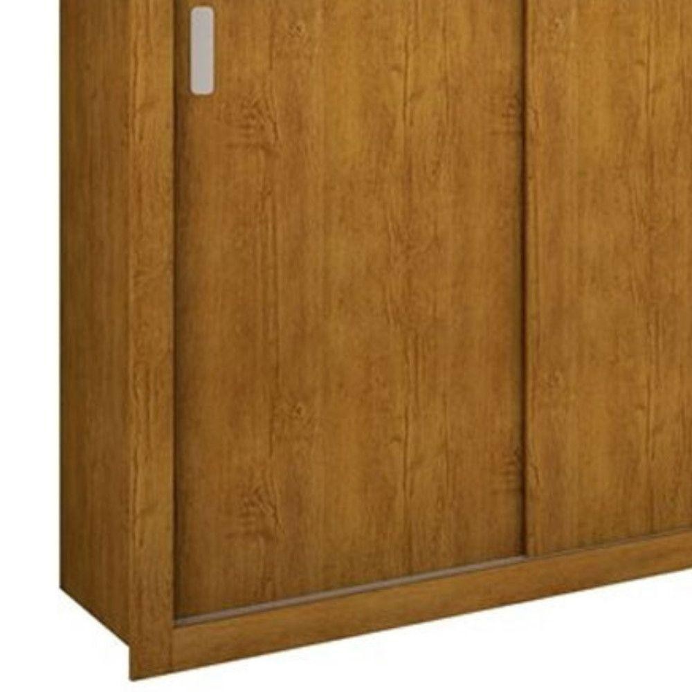 Detalhes do Guarda Roupa Casal Veneza 3 Portas 4 Gavetas Mdf Rufato Imbuia