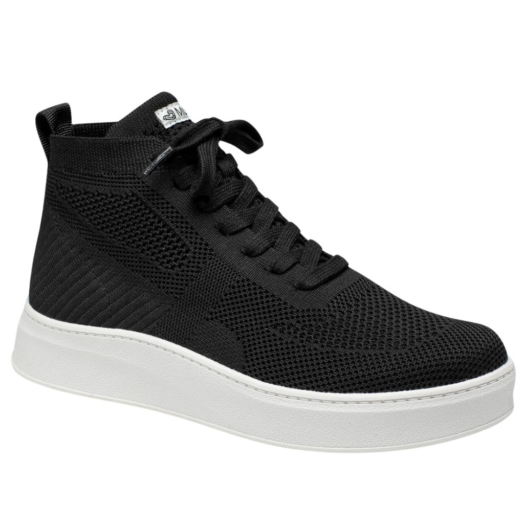 Tênis Abotinado Da Mississipi Cano Alto Flatform Feminino