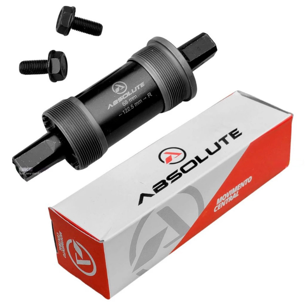 MOVIMENTO CENTRAL ABSOLUTE PONTA QUADRADA 122MM SELADO BIKE - Sports & Outdoors