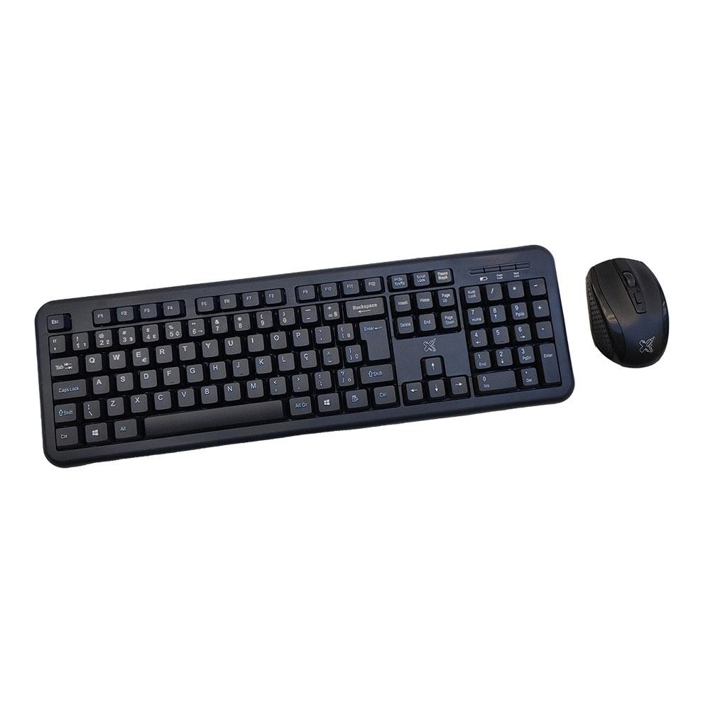 Detalhes do Teclado com Mouse sem Fio Exagon Maxprint Preto