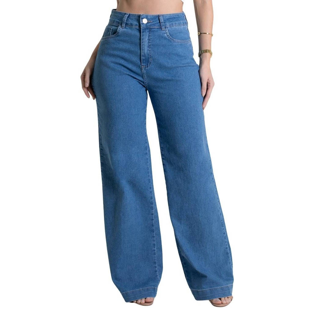 Calça Sawary Jeans Wide Leg - 279819 - Women Clothes