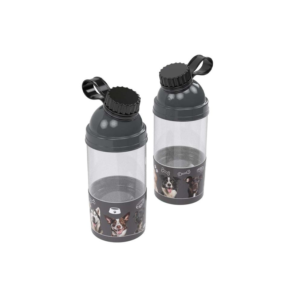 Bebedouro de Plástico Com Compartimento Pet 360ml Plasutil em Oferta na Shopee