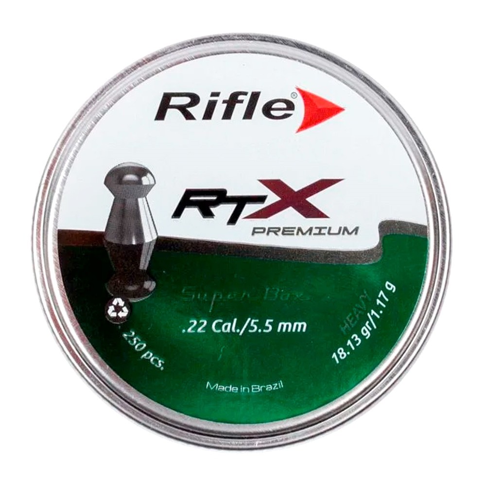 Chumbinho RTX 5.5mm Heavy Super Box 250un - Rifle