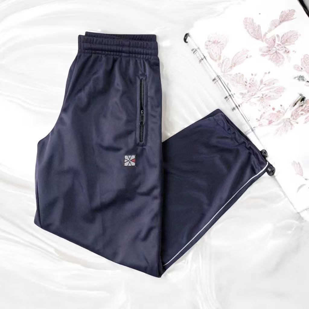 Calça Tactel Jogge com Bolsa e Zíper Esportivo