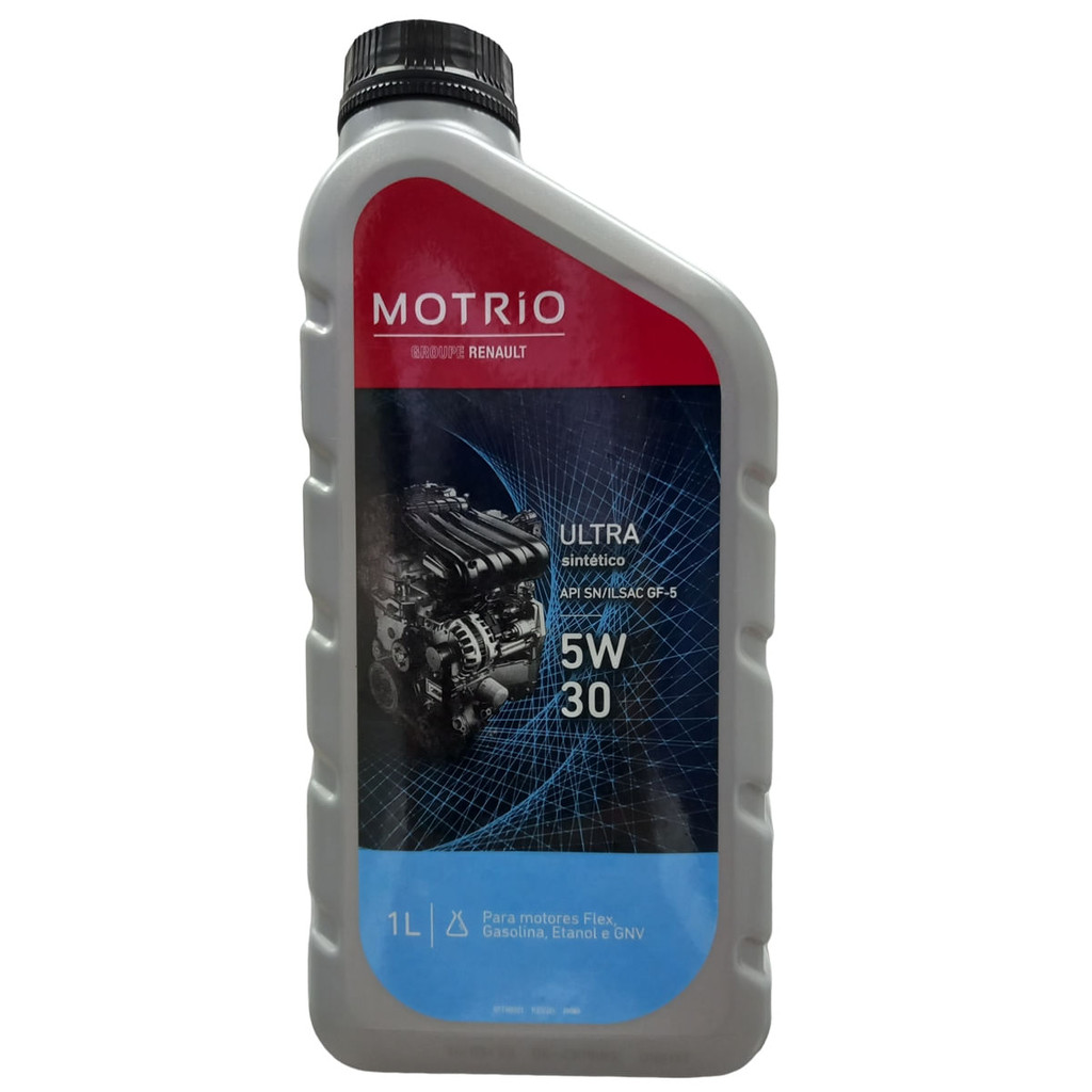 Óleo Lubrificante do Motor SN 5W30 Sintético Motrio 1L em Oferta na Shopee