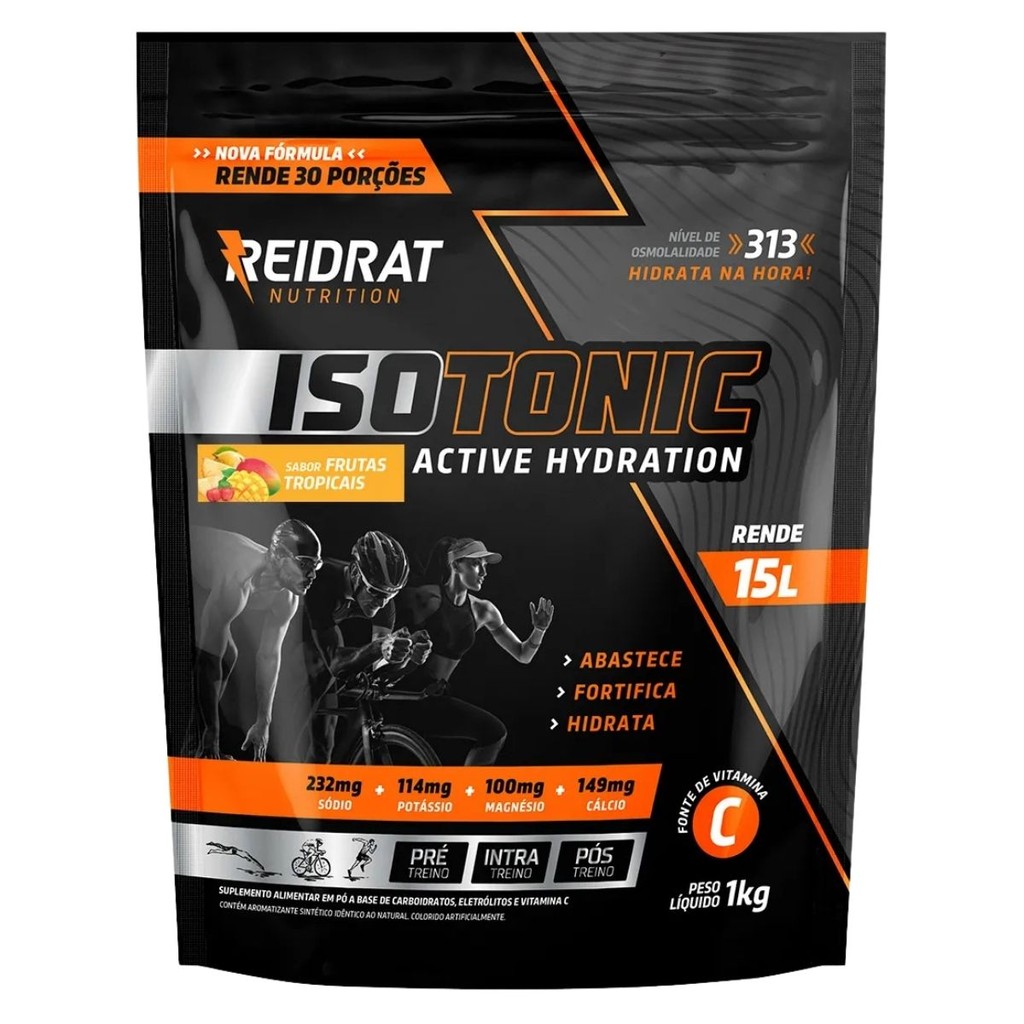 Isotônico Refil 1kg Reidrat Nutrition Frutas Tropicais em Oferta na Shopee