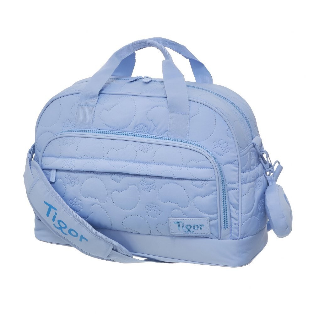 Bolsa Maternidade Media Azul Tigor BB Little em Oferta na Shopee