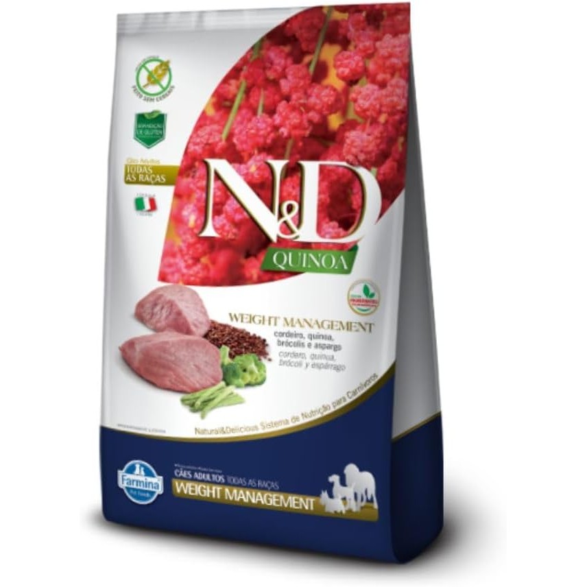 Ração Farmina N&D Quinoa Digestion para Cães Adultos sabor Suino- 800g