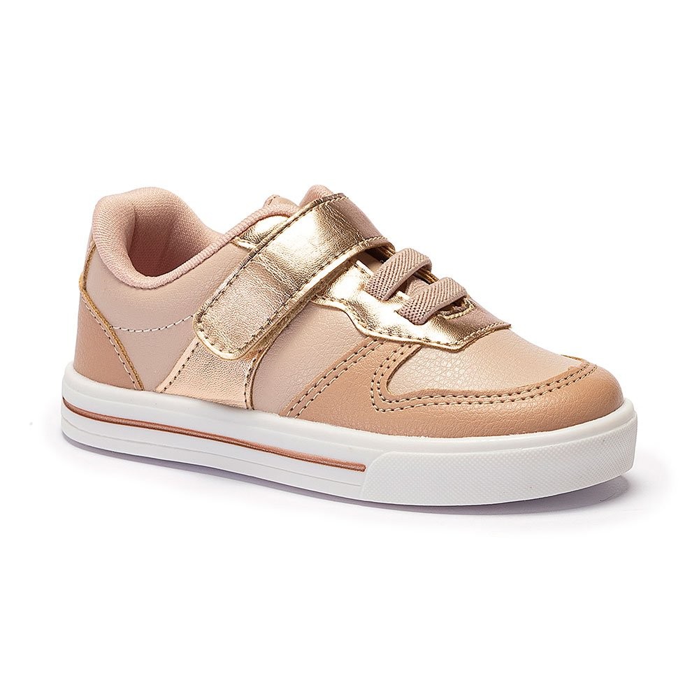 Tênis Infantil Menina Calce Fácil Metalizado Pequito em Oferta na Shopee