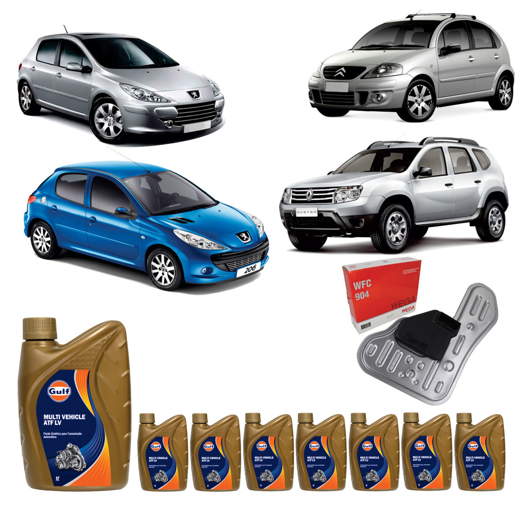Kit Troca óleo Câmbio Automático+ Filtro Câmbio Wega AL4