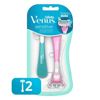 Aparelho de Depilação Gillette Venus Sensitive 2un em Oferta na Shopee