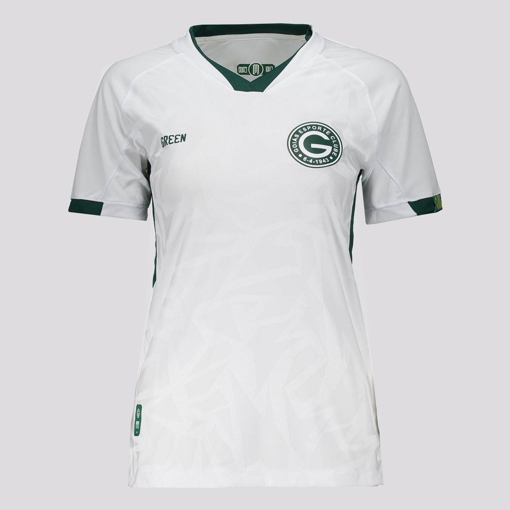 Camisa Gr33n Goiás EC II 2024 Feminina em Oferta na Shopee