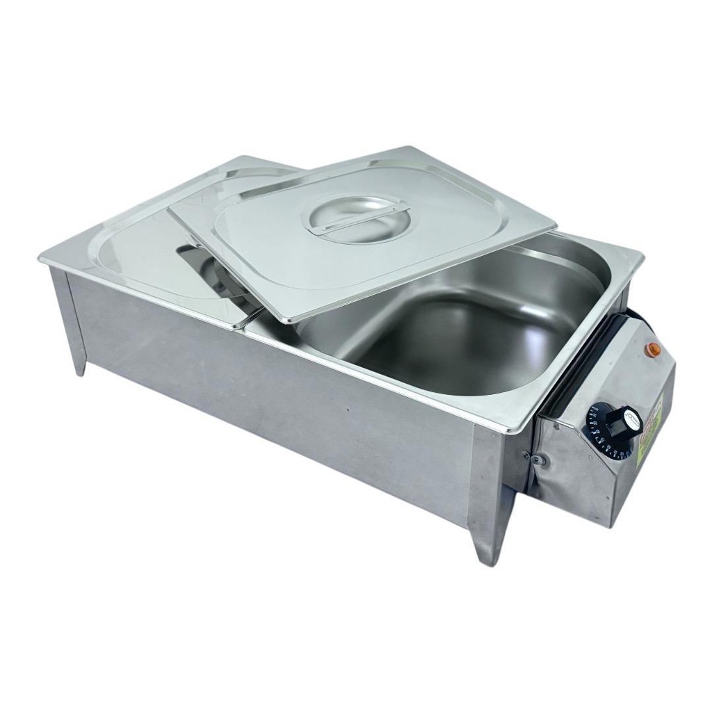 Buffet Rechaud Elétrico 2 Cubas Inox 220V Profissional