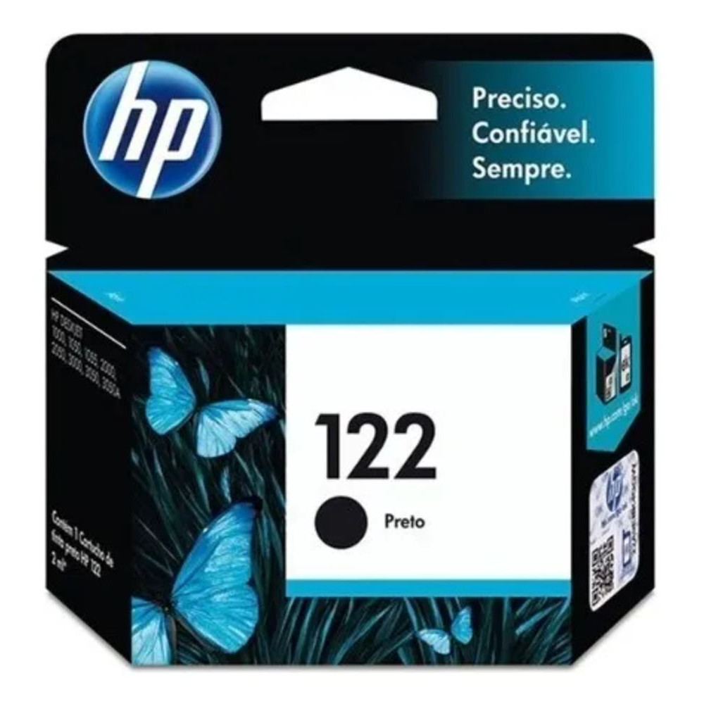 Cartucho de Tinta HP 122 Preto 2ML