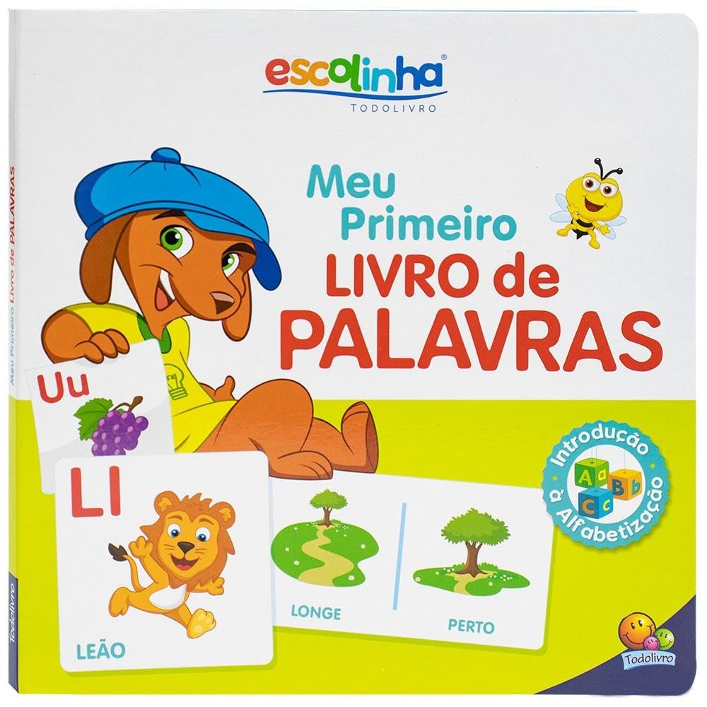 Escolinha Todolivro | Meu Primeiro Livro de Palavras | Capa Dura em Oferta na Shopee