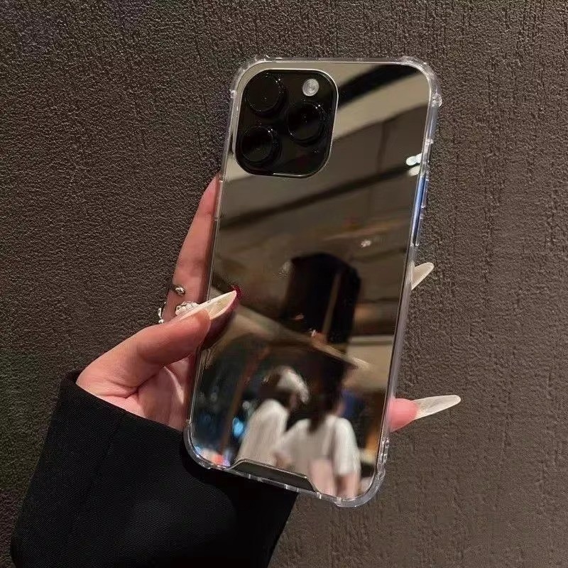 Maquiagem Espelho Caso De Telefone Para Samsung A15 A16 A35 A36 A55 A56 A05 A06 A14 S23 FE S24 S25 S22 Plus Ultra Capa
