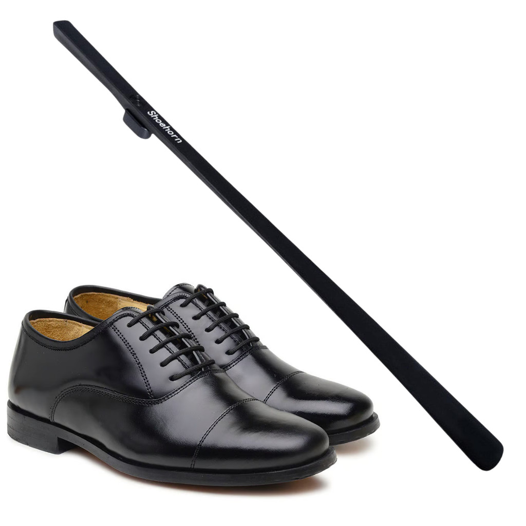 Calçadeira De Tênis E Calçados preta 63cm plástica