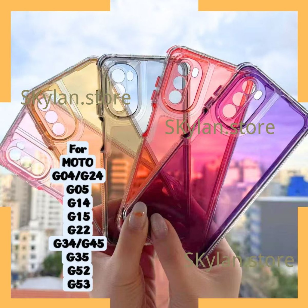 Capa Space 2 EM 1 Acrilico e Silicone Compatível para Motorola Moto G04 G24 G05 