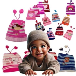 Touca de Inverno para Bebês 0 a 2 Anos Gorro Quente Confortável Nenen Recen Nascido Menino Menina Rn