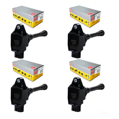 Kit 04 Bobina De Ignição March Livina Sentra Tiida Versa Ngk