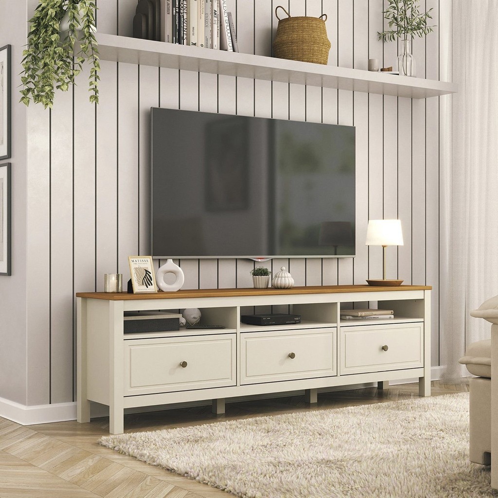 Rack para Tv 75 Polegadas 3 Gavetas 180cm Ananda Cabecasa Madeiramadeira em Oferta na Shopee