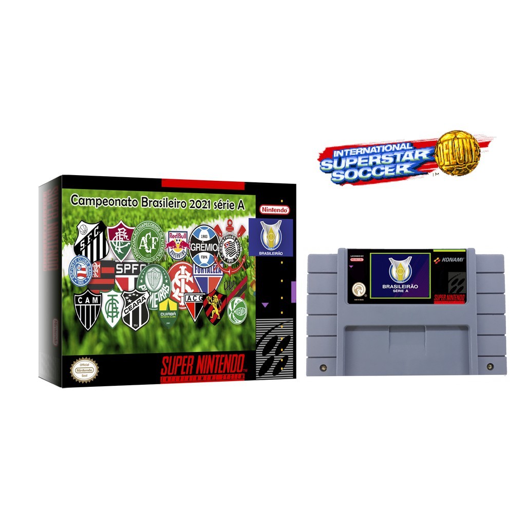 Jogo Campeonato Brasileiro 2021 serie A com caixa e protetor de acetato
