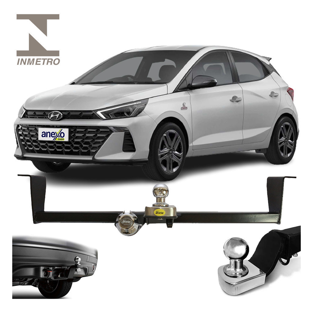 Engate Hyundai Hb20 2020 A 2024 700kg Reboque Kit pleto bOM