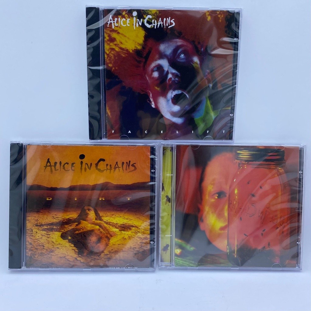 3 Cds Alice In Chains - Facelift, Dirt, Jar Of Flies