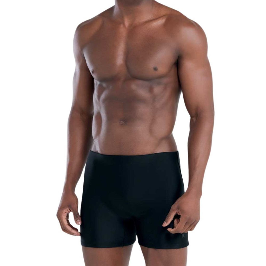 Sunga Praia Piscina Boxer Longa Mash Resistente Lisa Poliamida