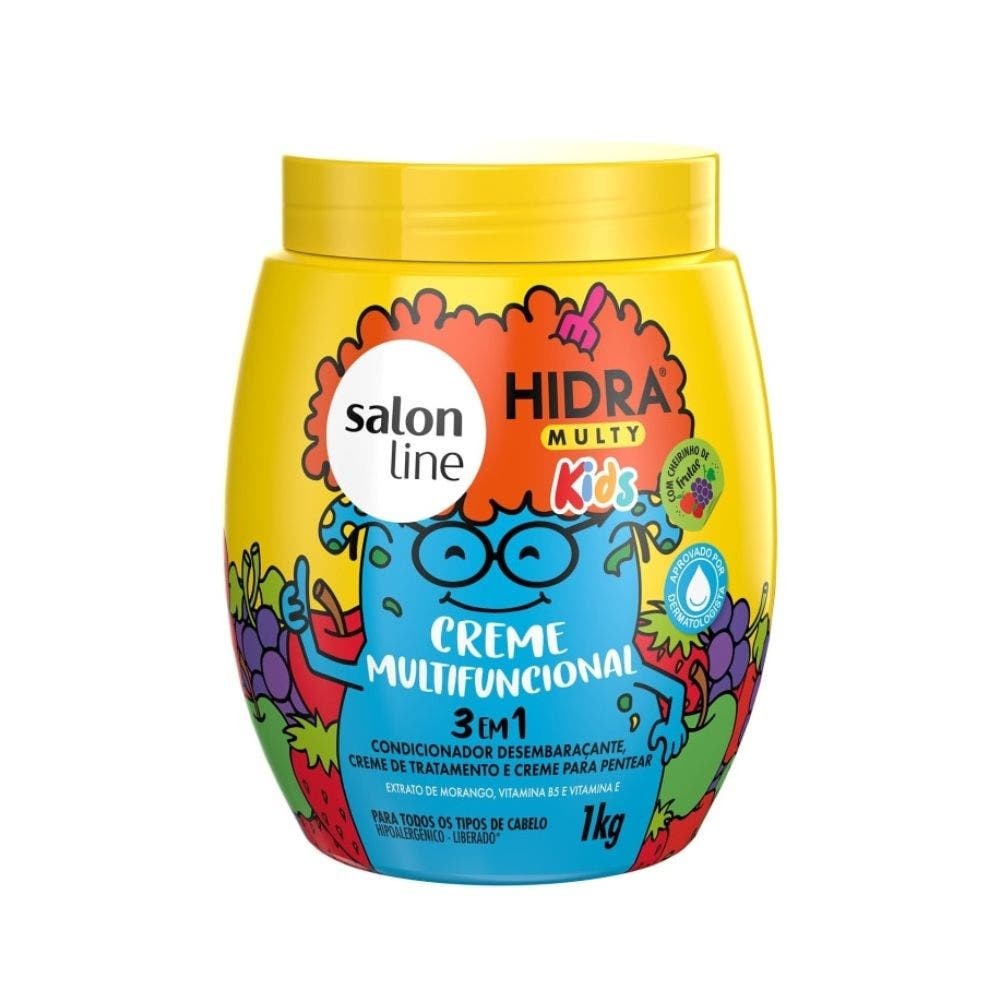 Máscara Salon Line Hidra Kids Multifuncional 3 Em 1 1kg em Oferta na Shopee