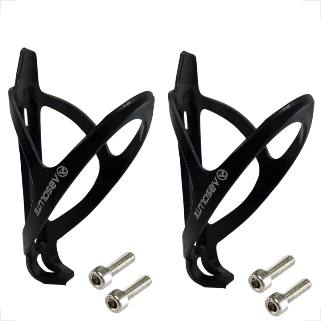 Kit 02 Suporte Bicicleta Porta Garrafa Caramanhola Absolute c/ Parafusos Nylon Reforçado Resistente em Oferta na Shopee