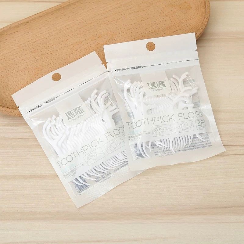 Kit Fio Dental Com Haste Para Aparelho 100/200/300 Palitos Curvados Ultrafinos limpeza dia a dia em Oferta na Shopee