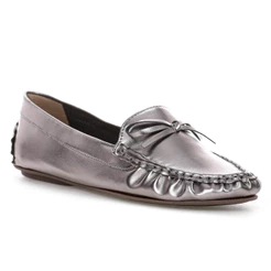 Mocassim Anacapri Laço Lana Prata - Feminino