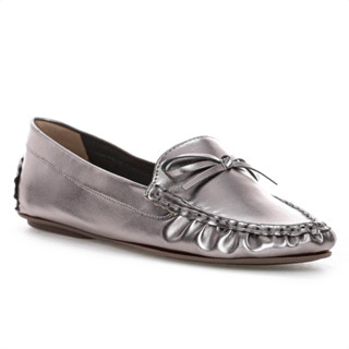 Mocassim Anacapri Laço Lana Prata - Feminino em Oferta na Shopee