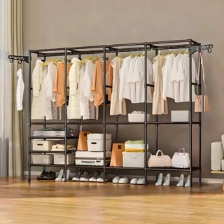 Guarda Roupa Arara Roupeiro Grande Portatil Cabideiro Para Roupa Sapateira Organizador Mu…