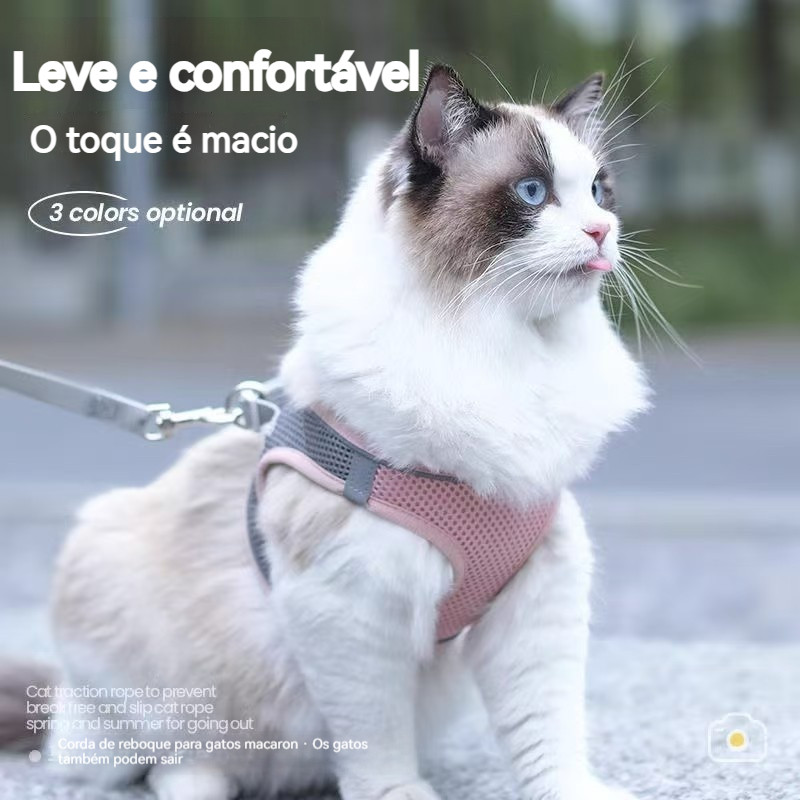 Reflexivo pectoral Para Turfar Conforto Colete De Luxo Com Guia Coleira de Cachorro Peitoral Trela Para Cães Cão em Oferta na Shopee