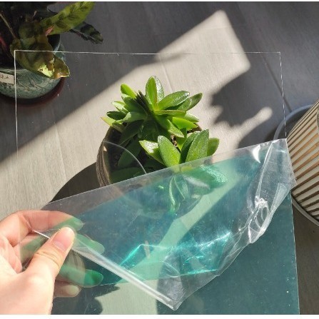 Placa de Policarbonato Compacto Cristal 60cm x 25cm x 2 mm para Máquinas de Corte — imagem 2 de 2