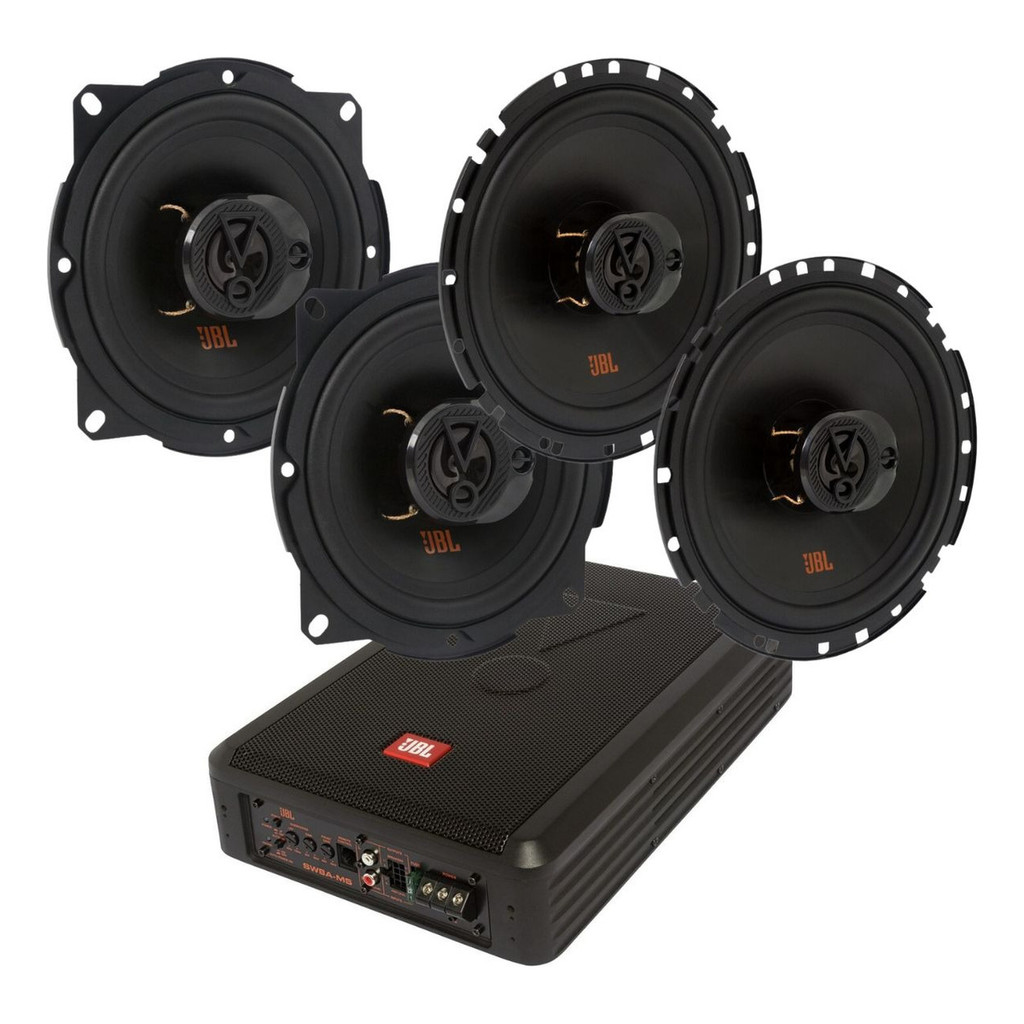 Caixa JBL Ativa Amplificada SW8A-MS 200w + 04 Alto Falantes 6 e 5 pol JBL 6TRFX55 5TRFX55 Flex4 em Oferta na Shopee