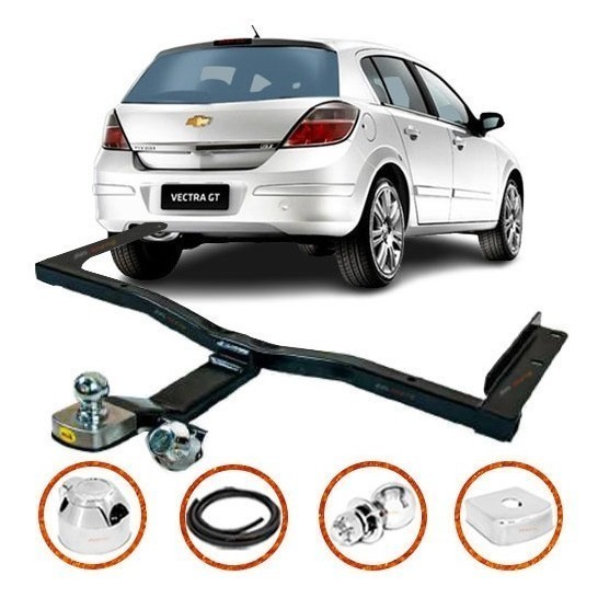 Engate Reboque Vectra Gt Hatch 2007 A 2011 Inmetro Até 700kg reforçado bOM