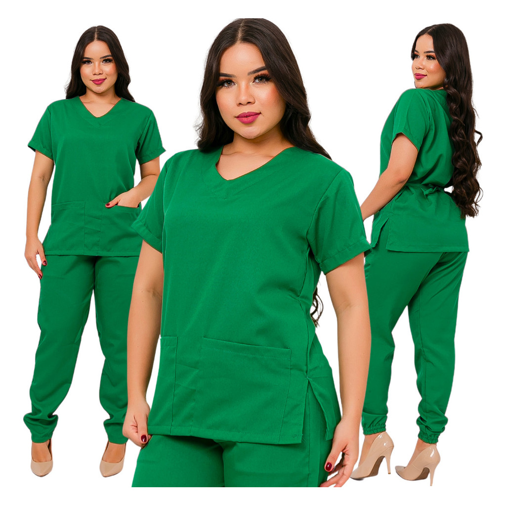Conjunto Pijama Cirúrgico Scrub Enfermagem Hospitalar Feminino - Para Revenda em Oferta na Shopee