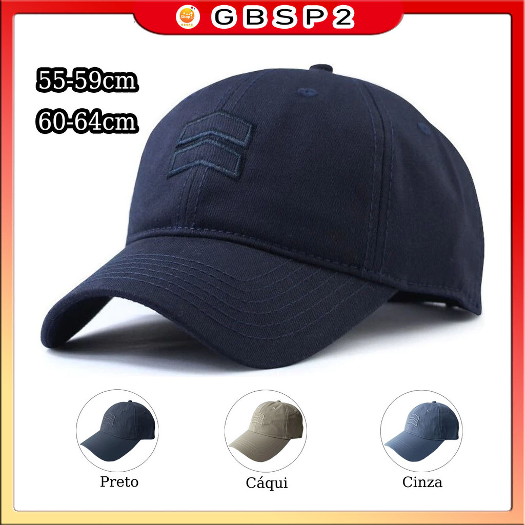 Boné De Beisebol Masculino De Tamanho Grande 55-59cm 60-64cm