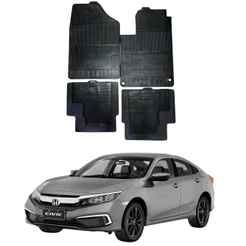 Tapete Honda Civic G10 17-21 Stratus 100% Borracha Borcol