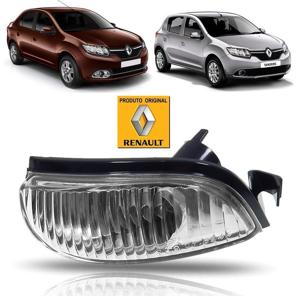 Pisca Seta do Retrovisor Lado Direito Original Renault Sandero Logan 2015 A 2019