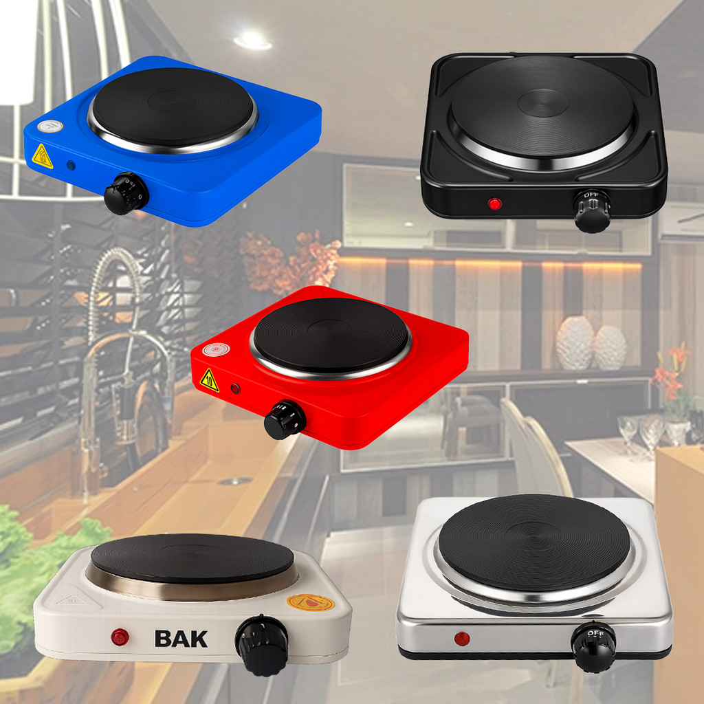Fogão Elétrico de Mesa Um Prato Disco 110v ou 220v 1000w Portátil Fogareiro Indução