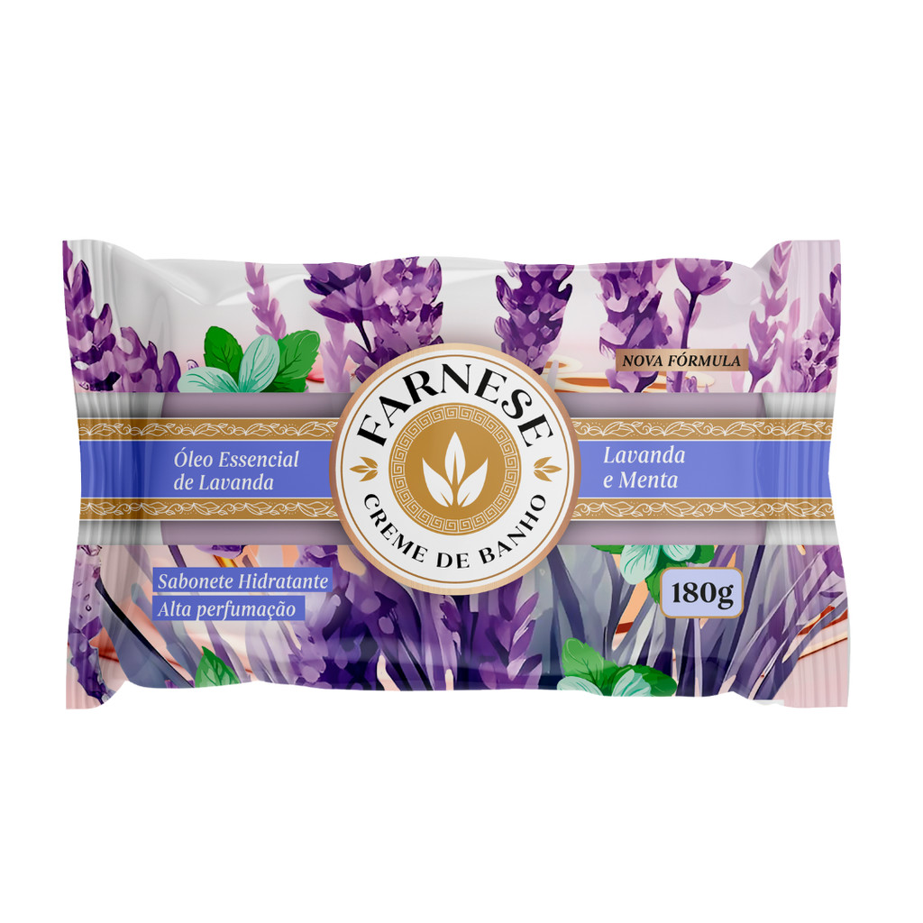 Sabonete Farnese Lavanda 180G - Hidratação e Perfume em Oferta na Shopee