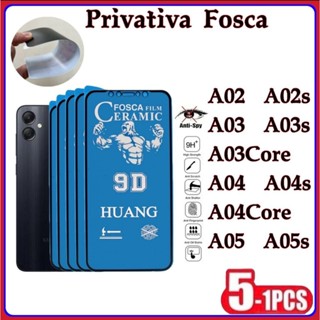 Película Privativa Fosca Anti-Spy Matte Cerâmica Hidrogel Samsung A02 A02S A03 A03S A03CORE A04 A04S A04CORE A05 A05S em Oferta na Shopee