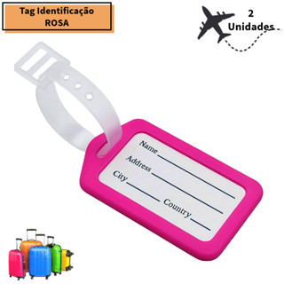 2 Etiquetas de Identificação Tag Bagagem Mala Bolsa - Viagens em Oferta na Shopee