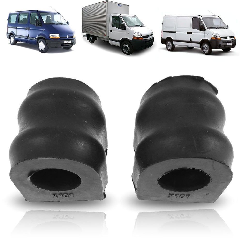 Bucha Kit da Barra Estabilizadora Dianteira Renault Master 2002 2003 2004 2005 2006 2007 2008 2009 2010 2011 2012 2013